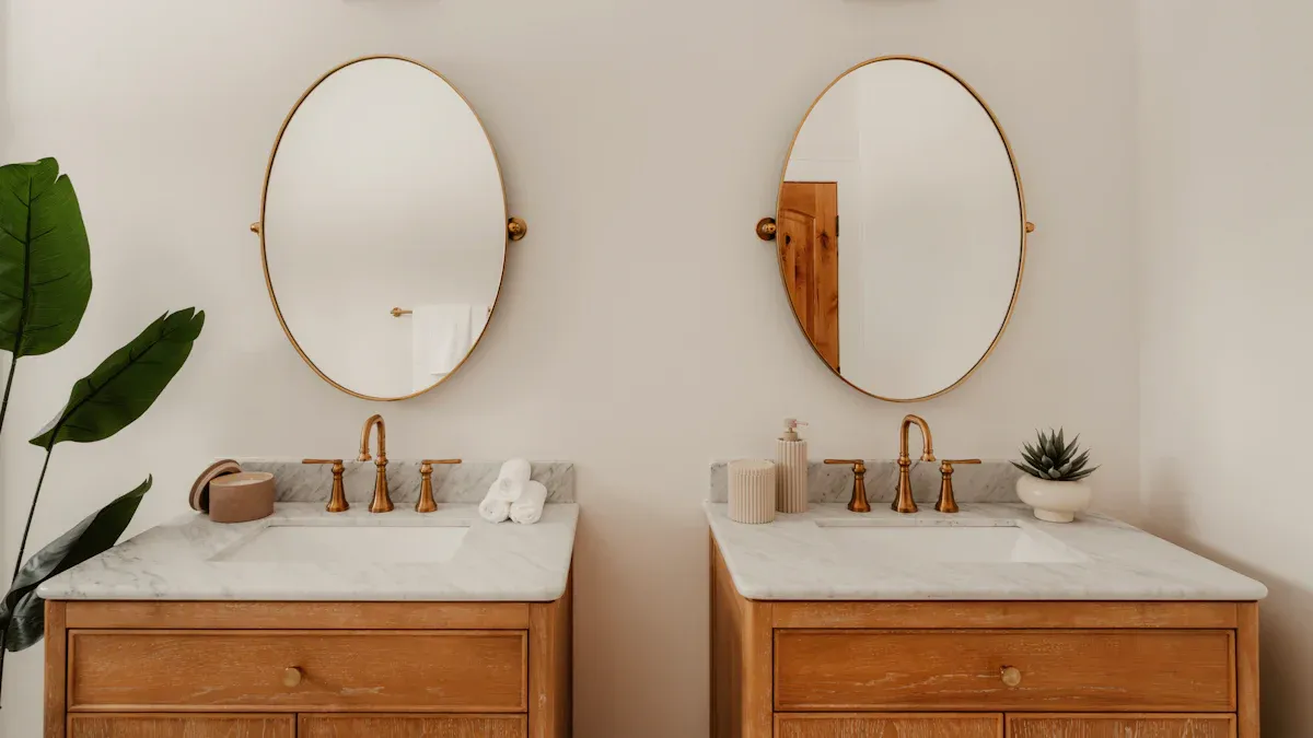Design Ideas for White Oak Vanities