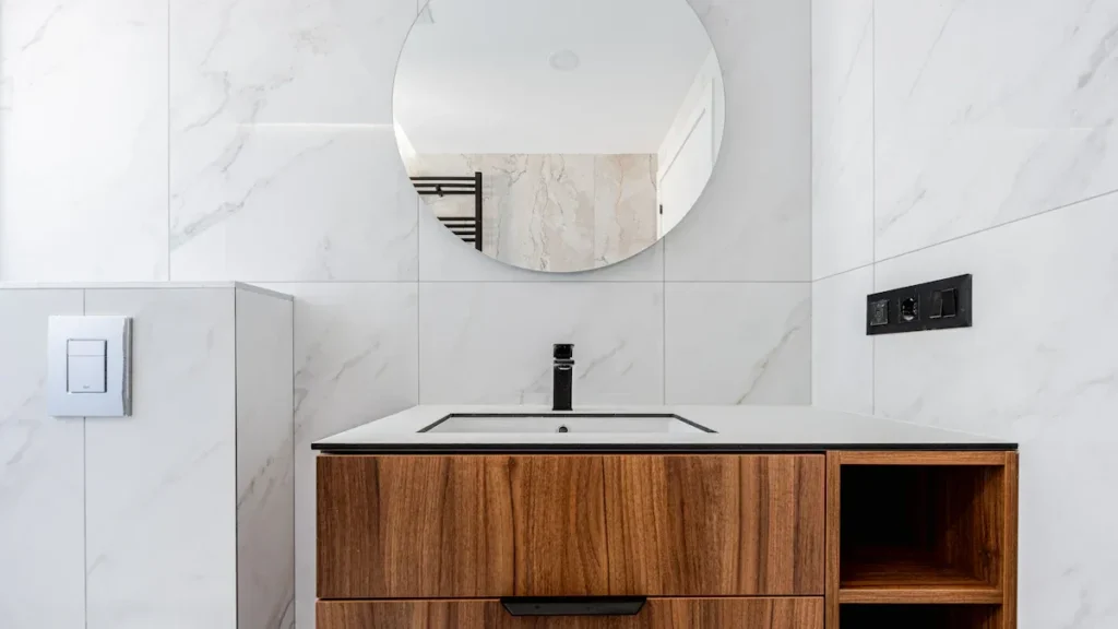 white oak bathroom vanity 1